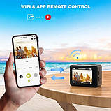 Екшн-камера водонепроникна спортивна CSZ-Q60AR 9464 з пультом, чорна, фото 3