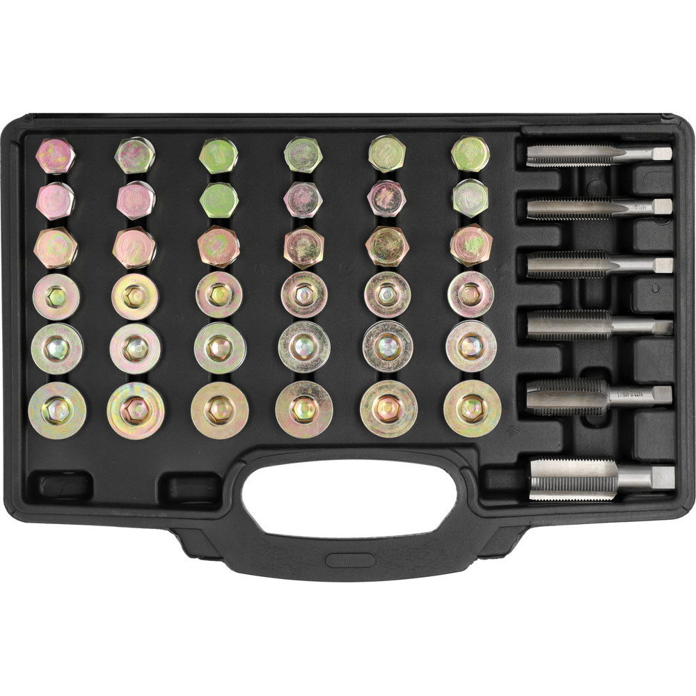 Набір інструментів для ремонту масляних пробок M13-M22 114 ел. Yato YT-17565, фото 1