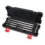 Набір мітчиків для свічок запалювання M8- М18 (l= 80-260 мм) 7 ел. Yato YT-17708, фото 3