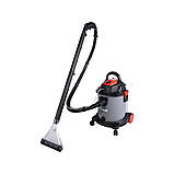 Пилосос мийний від електромережі 230 В (1200 Вт) 20л (бак 3л) кабель 3.9м (шланг 4.5м) LUND 67125, фото 3