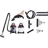 Пилосос мийний від електромережі 230 В (1200 Вт) 20л (бак 3л) кабель 3.9м (шланг 4.5м) LUND 67125, фото 10