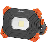 Прожектор переносний COB LED діодний від Li-Ion аккум. 3.7V 4.4 Ач (P= 10Вт) 1000 lm Sthor 82870