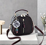 Сумка крос-боді з ремінцем, жіноча сумка через плече 2 кольори, фото 5