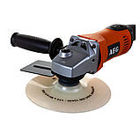 Полірувальна машина кутова мережева 180 мм (1200 Вт) 1800-4800об/хв з електронним керуванням AEG SE12-180, фото 2