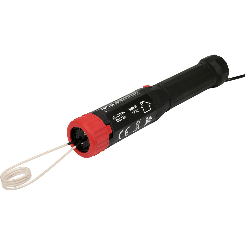 Нагрівач переносний від електромережі 230 В (1 кВт) з 8 знімними спіралями 9 ел. Yato YT-05880, фото 1