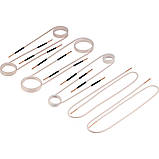 Спіралі елктронагрівальні змінні до нагрівача YT-05880 (Ø= 30/ 40/ 50 мм + прямі) 8 шт. Yato YT-05881, фото 2