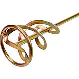 Міксер для будівельних сумішей оцинкований Ø=120х600мм (М14) max 15-25 кг Yato YT-5503, фото 2