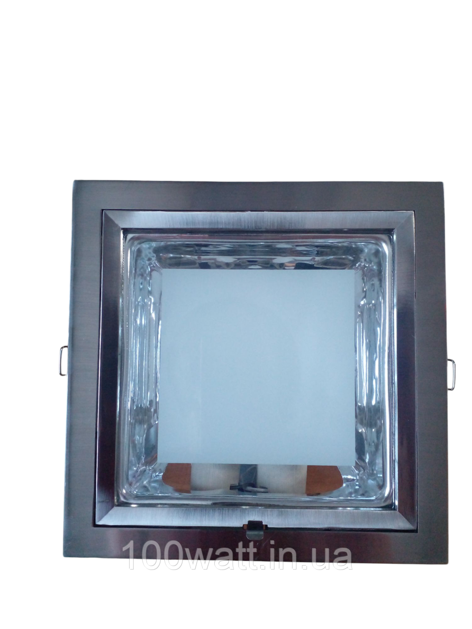 Світильник точковий вбудований DOWN LIGHT Р-008 E27 2x26w Сатин LUMEN 24002