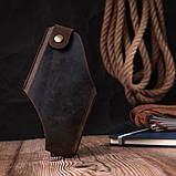 Оригінальний чохол для телефону з натуральної шкіри Vintage sale_15058 Коричневий, фото 5