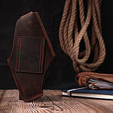 Оригінальний чохол для телефону з натуральної шкіри Vintage sale_15058 Коричневий, фото 6