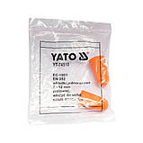 Протишумові беруші 38 дБ (поліуретанові) 200 пар Yato YT-74510, фото 3