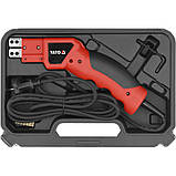 Термоніж до пінопласту від електромережі 230В (P= 150Вт) з макс. темп-рою 500°С (2 леза l= 220/150мм) Yato YT-82191, фото 2