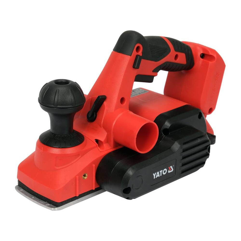 Акумуляторний рубанок безщітковий Li-Ion 8V (b= 82мм) глибина стругання 0-2 мм (без акумулятора) Yato YT-82192, фото 1