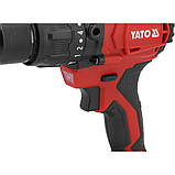 Шуруповерт-дриль ударний акумуляторний 18V Li-Ion (120 Нм) патрон Ø≤13 мм (без акумулятора) Yato YT-827791, фото 5