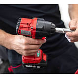 Гайковерт ударний акумуляторний 18 В Li-Ion (1/2") 850 Нм (без акумулятора) Yato YT-827793, фото 4