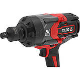 Гайковерт ударний акумуляторний 18 В Li-Ion (3/4") 2400 Нм (без акумулятора) Yato YT-828074, фото 5