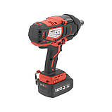 Гайковерт ударний акумуляторний 18 В Li-Ion 4 Аг (3/4") 2000 Нм + перехідник 3/4″ в 1/2″ Yato YT-828075, фото 4