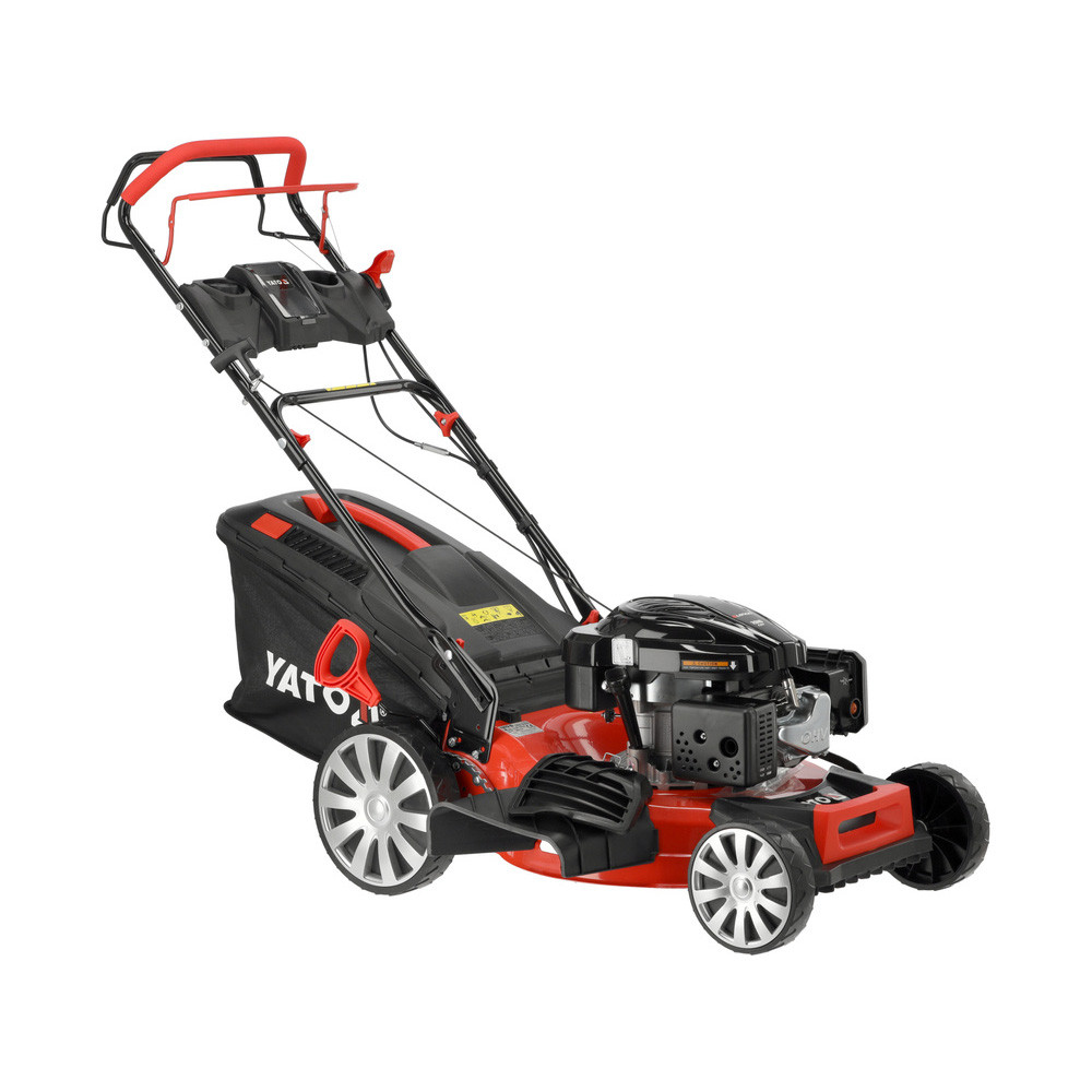 Газонокосарка бензинова з приводом 3.5кВт (ширина різання: Ø= 53 см) травозбірник 62л Yato YT-85532, фото 1