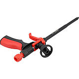 Пістолет для нанесення PU маси з тефлоновим покриттям ствол l= 200 мм (загальна відстань 315 мм) Yato YT-67435, фото 3