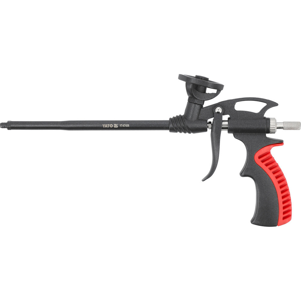 Пістолет для нанесення PU маси з тефлоновим покриттям ствол l= 200 мм (загальна відстань 315 мм) Yato YT-67436, фото 1