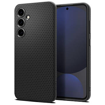 Чохол Spigen для Samsung Galaxy S24 FE - Liquid Air, Matte Black (ACS08618)