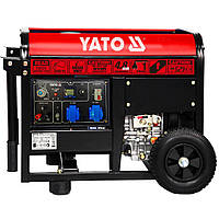 Генератор струму дизельний P= 6.5 кВт (U= 230 V AC) стартер пуск 24 В Yato YT-85425