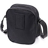 Чоловіча компактна сумка з якісного поліестеру FABRA 22578 Чорний, фото 4