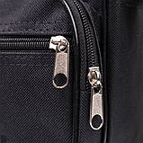 Чоловіча компактна сумка з якісного поліестеру FABRA 22578 Чорний, фото 7