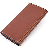 Барсетка із гладкої шкіри Grande Pelle 11421 Коричневий, фото 2