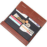 Барсетка із гладкої шкіри Grande Pelle 11421 Коричневий, фото 4