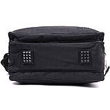 Чоловіча сумка з надійною пластиковою ручкою з поліестера FABRA 22587 Чорний, фото 9