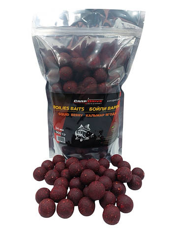 Бойли Варені Кальмар - Ягода (Squid - Berry) 24 мм 900г Carp Dream, фото 1
