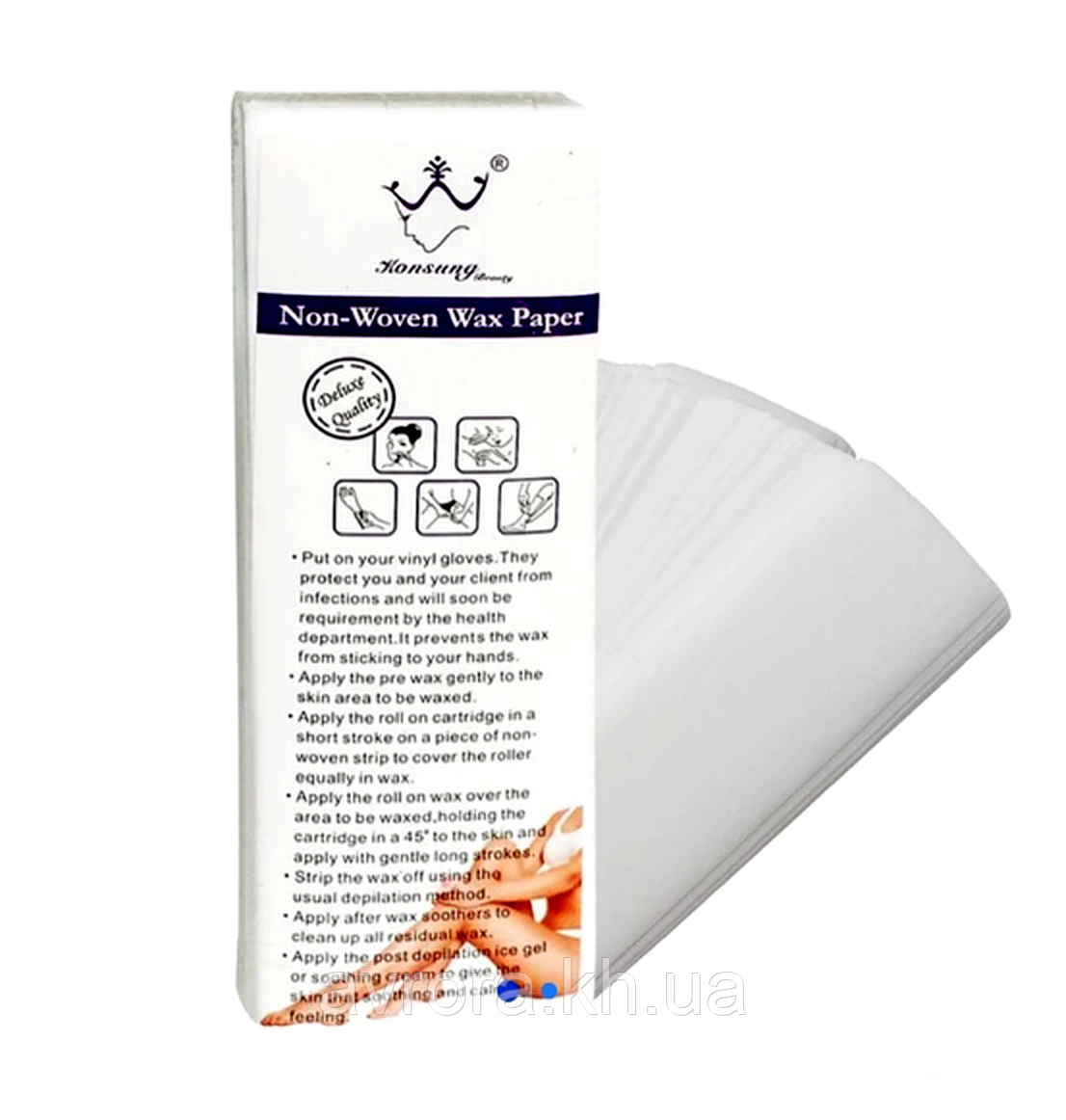 Смужки для депіляції Non Woven Wax Paper, 100 шт.