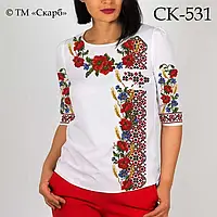 Заготовка під вишивку Сорочка жіноча СК-531 З Україною в серці (від Скарб)