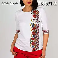 Заготовка під вишивку Сорочка жіноча СК-531-2 З Україною в серці (від Скарб)