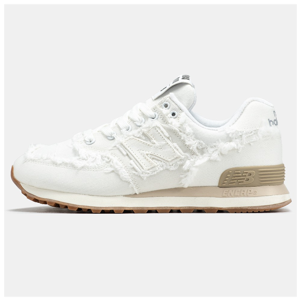 Жіночі кросівки New Balance 574 x Miu Miu White, білі кросівки нью беланс 574 Міу-Міу NB 574 нб