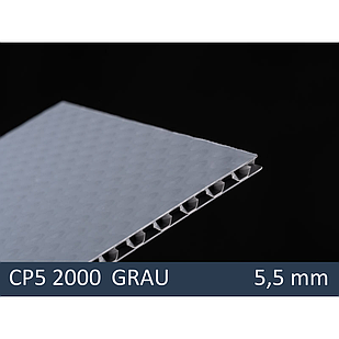 Гофрований пластиковий лист PP Honeycomb 5.5 mm