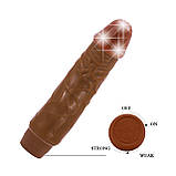 Реалістичний вібратор з мультишвидкісною вібрацією Barbara Jeff Brown, фото 9