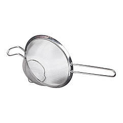 Друшляк-сито для борошна з ручкою 18 см просіювач для борошна з нержавіючої сталі