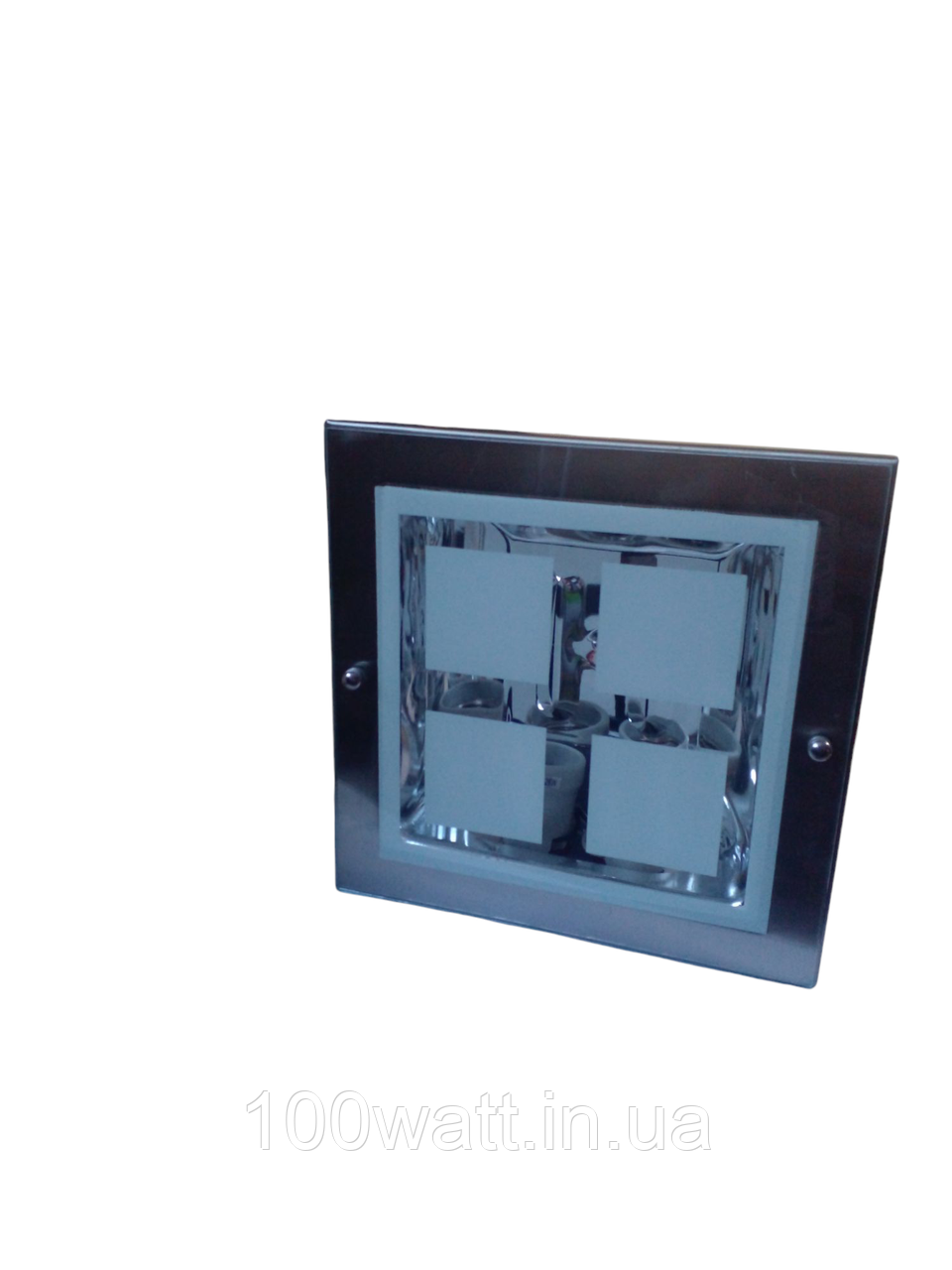 Світильник точковий вбудований DOWN LIGHT РТ-008 E27 2x26w сатин LUMEN 23002, фото 1
