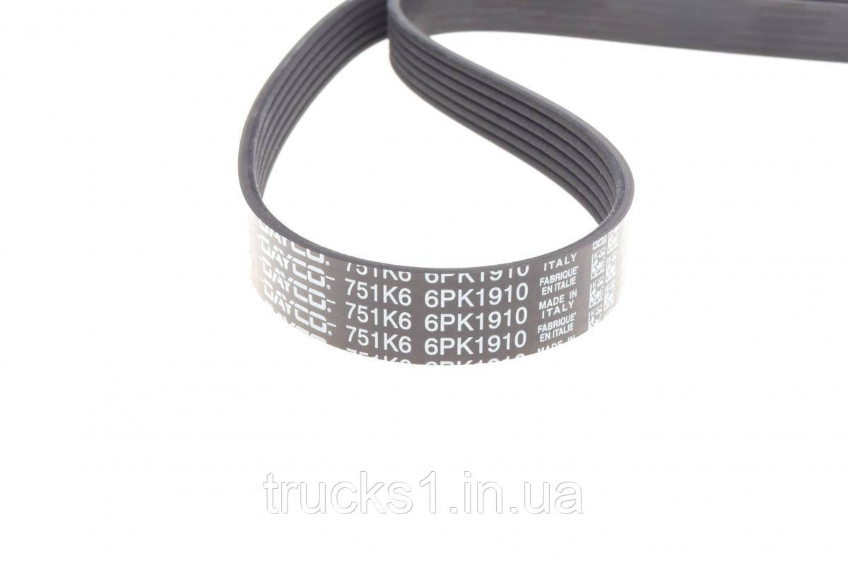 Ремінь генератора Jeep Wrangler 4.0 i 98-07 6PK1910 (DAYCO), фото 1