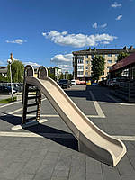 Гірка дитяча пластикова велика, 243 см Doloni (Бежева)