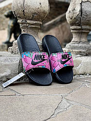 Nike Benassi pink black 36