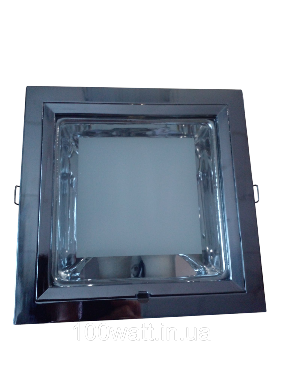 Світильник точковий вбудований DOWN LIGHT Р-008 E27 2x26w Хром LUMEN 24003