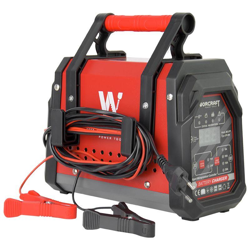 Зарядний пристрій для автомобільних акумуляторів WORCRAFT BC-219, фото 1