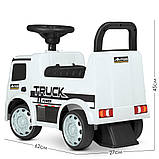 Каталка-толокар, дитяча вантажівка (біла), фото 2