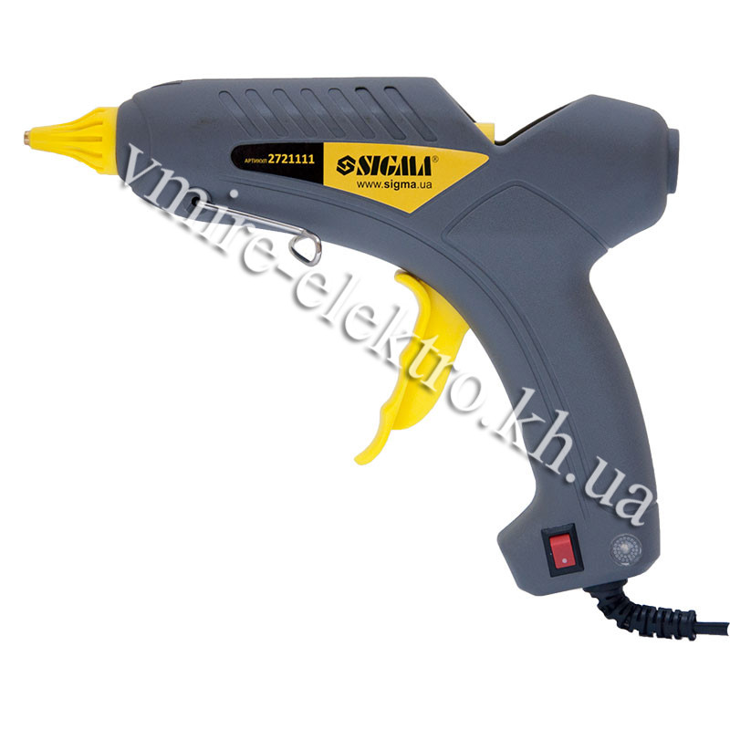 Клейовий пістолет з кнопкою 11,2 мм 150 W Sigma