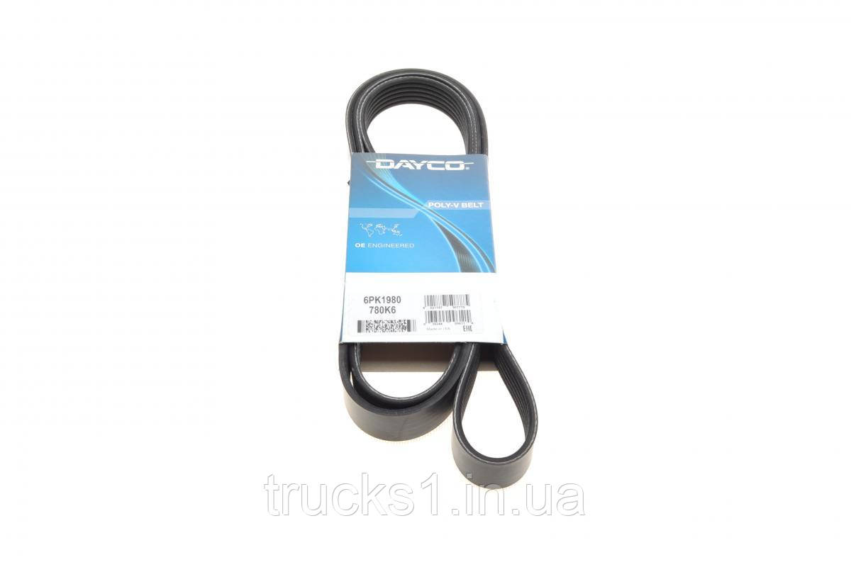 Ремінь генератора MB OM601/602 (+PS) 6PK1980 (DAYCO), фото 1