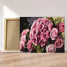 Картини за номерами 40*50 "Цвітіння в рожевих тонах" NoVA-4614, Strateg