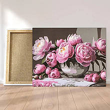 Картини за номерами 40*50 "Тепло півоній у вазі" NoVA-4650, Strateg